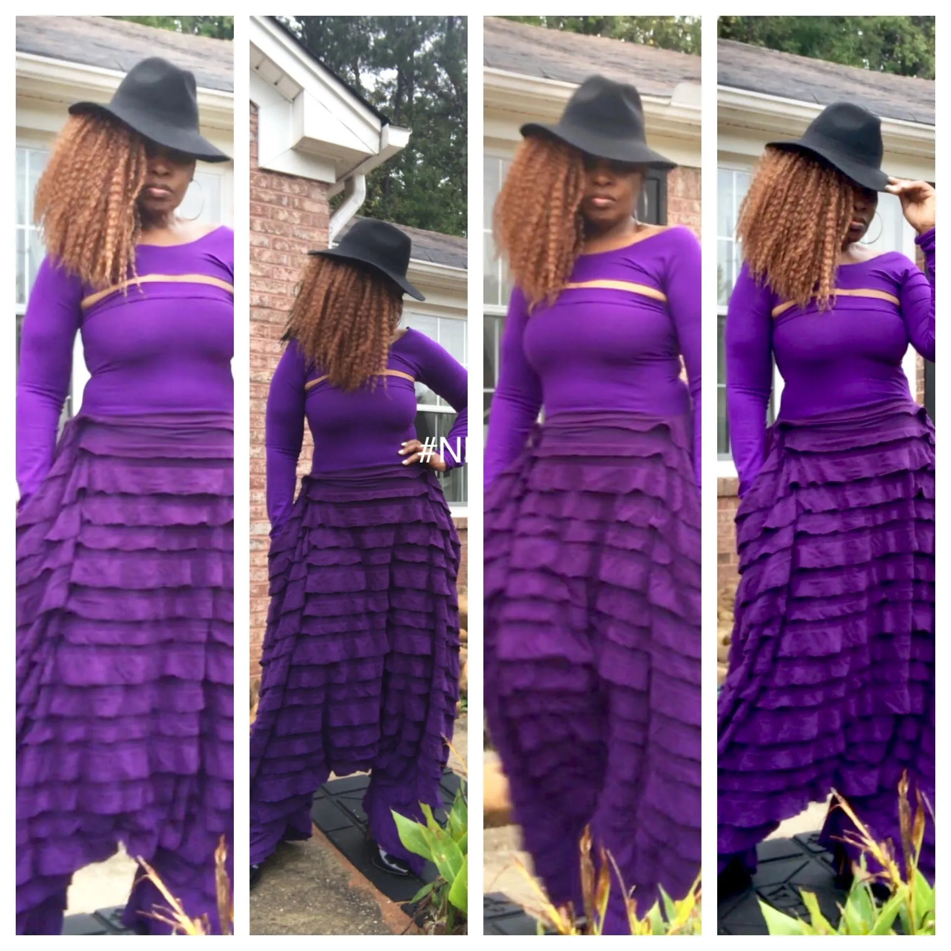 Ruffle Harem Jumper
