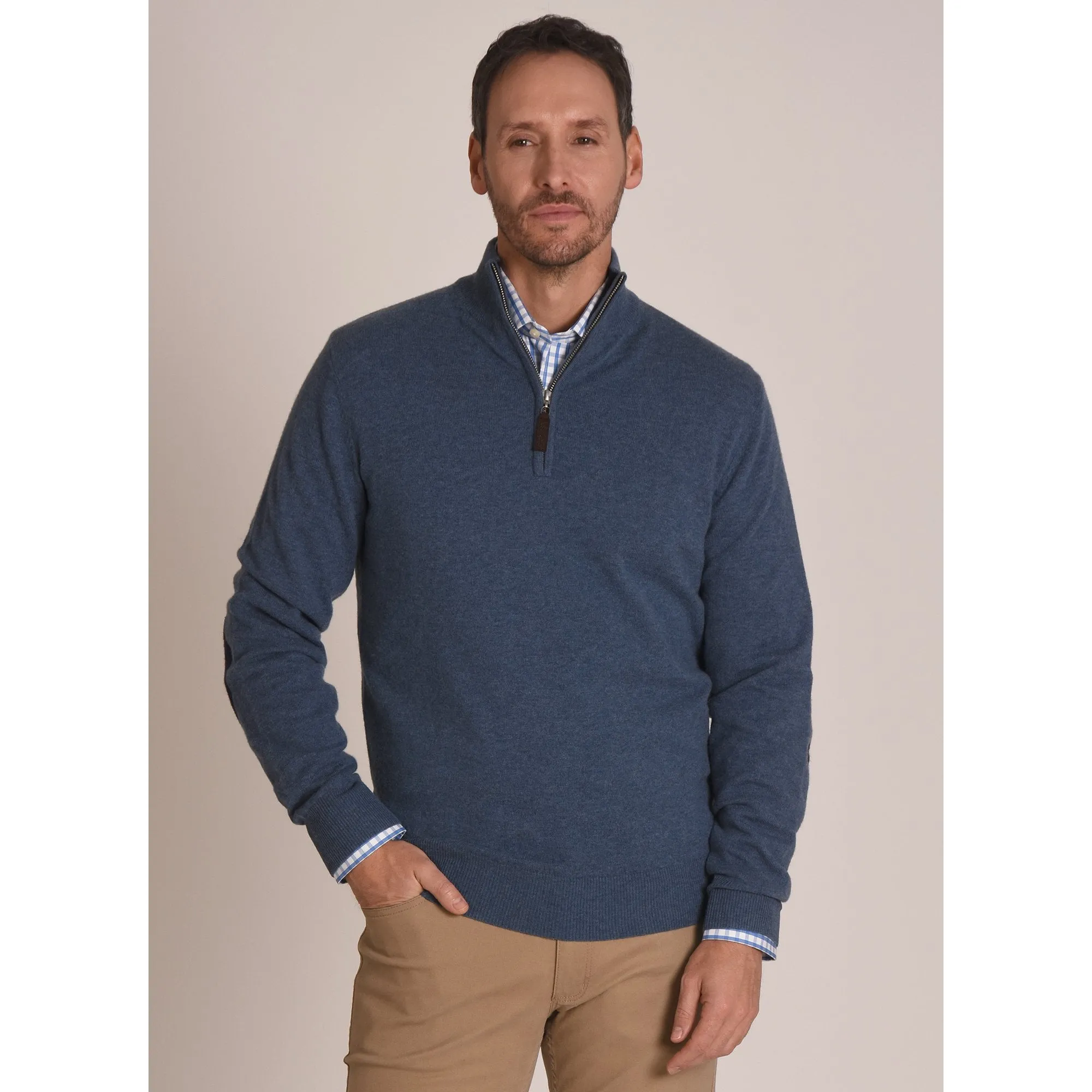 Schoffel Mens Merino 1/4 Zip Jumper