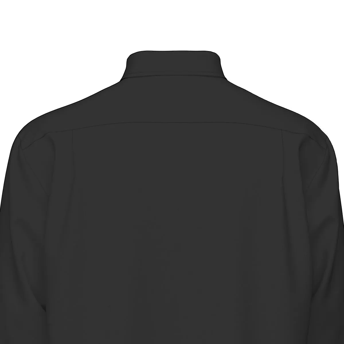 Sixty Eight 93 Logo White Black Men's Cotton Long Sleeve Shirt