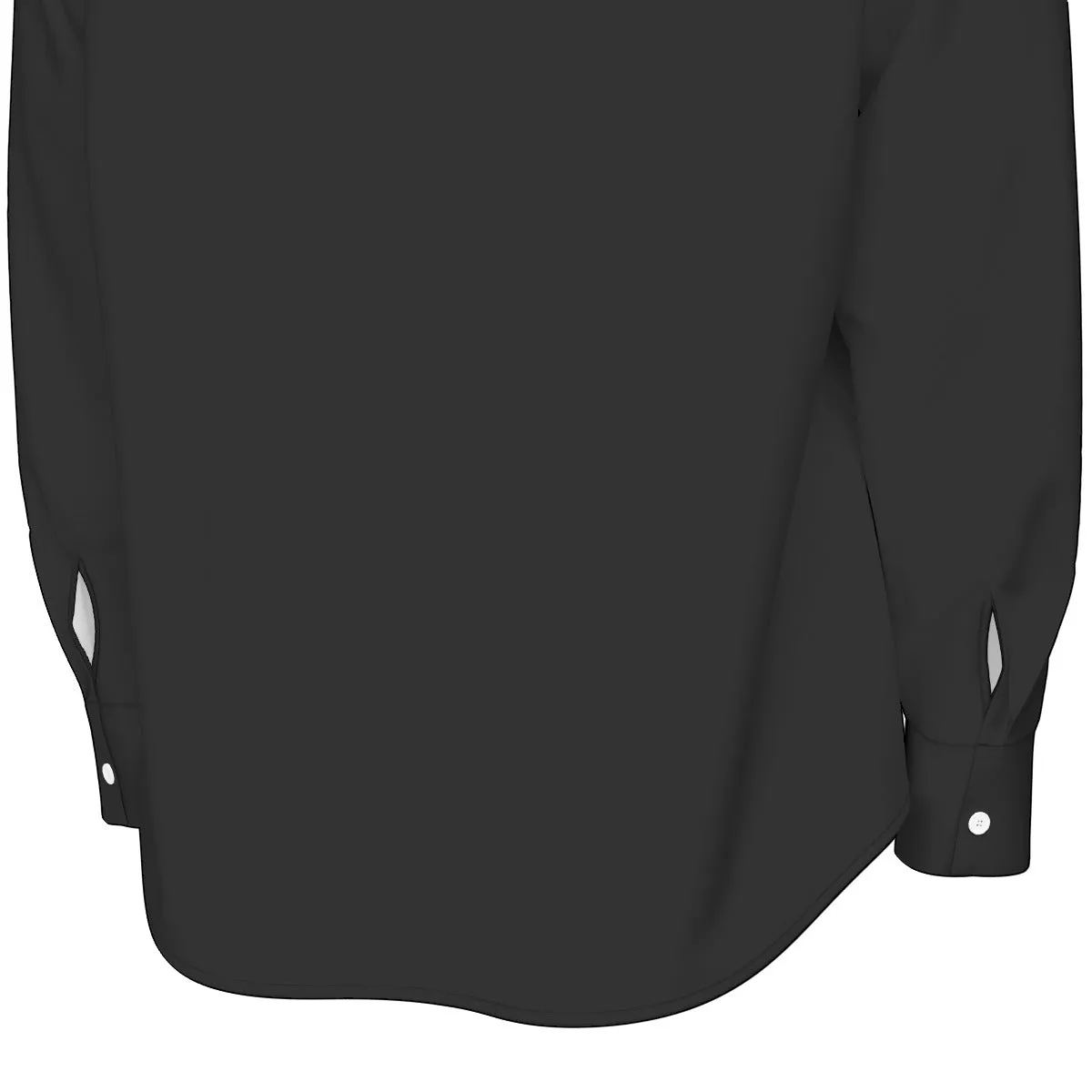 Sixty Eight 93 Logo White Black Men's Cotton Long Sleeve Shirt