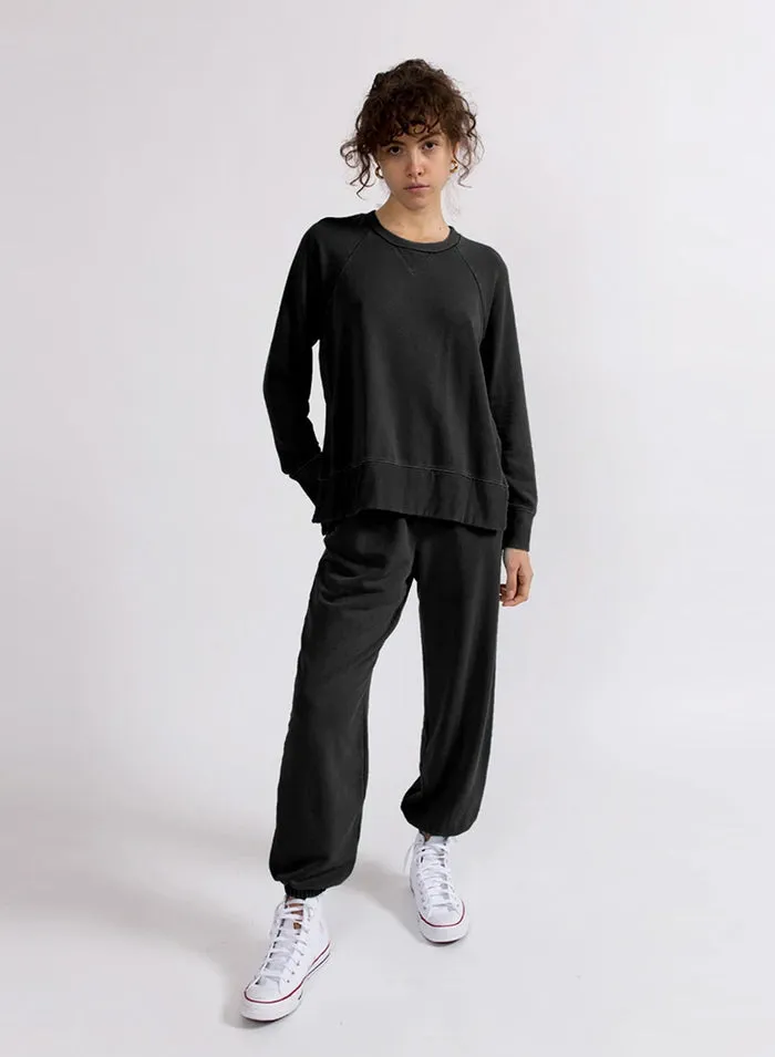 STATESIDE Softest Fleece Pocket Pant BLACK