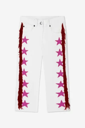 Stella McCartney Girls Cotton Denim Star Jeans