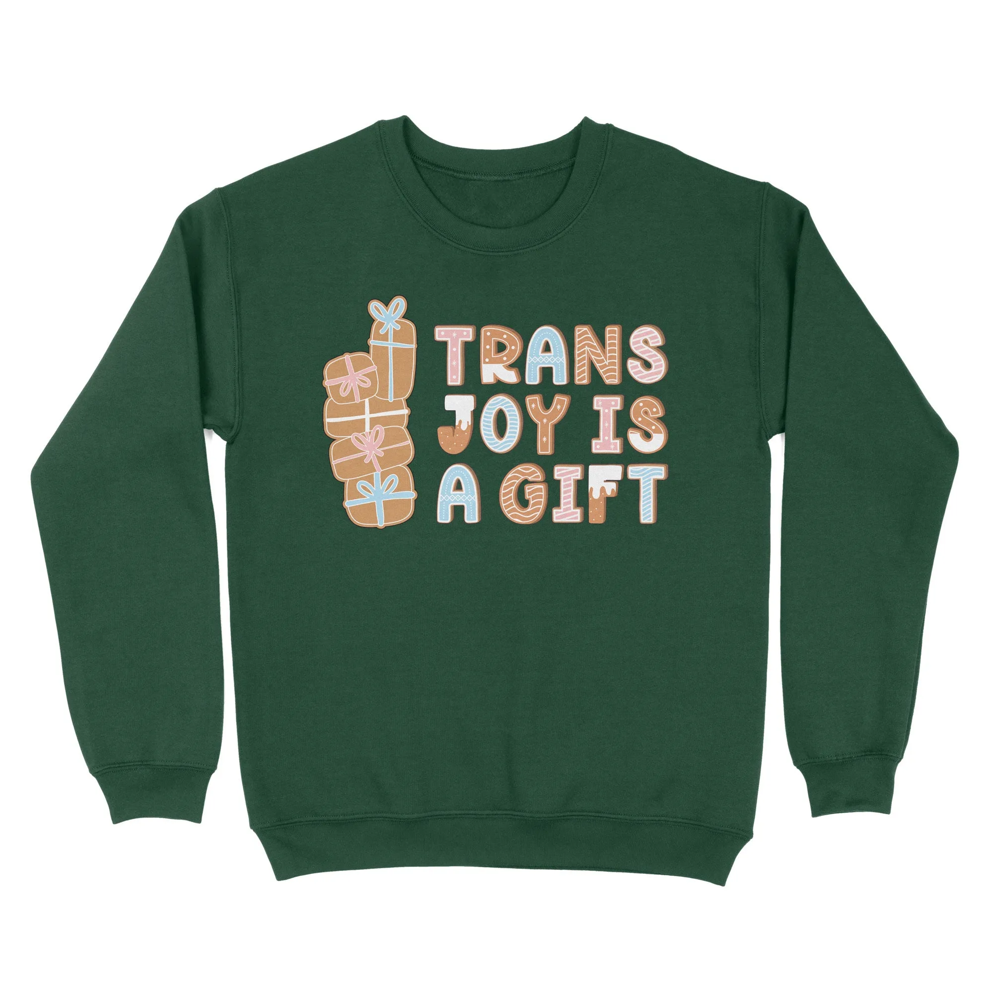 Trans Joy Is A Gift Christmas Jumper