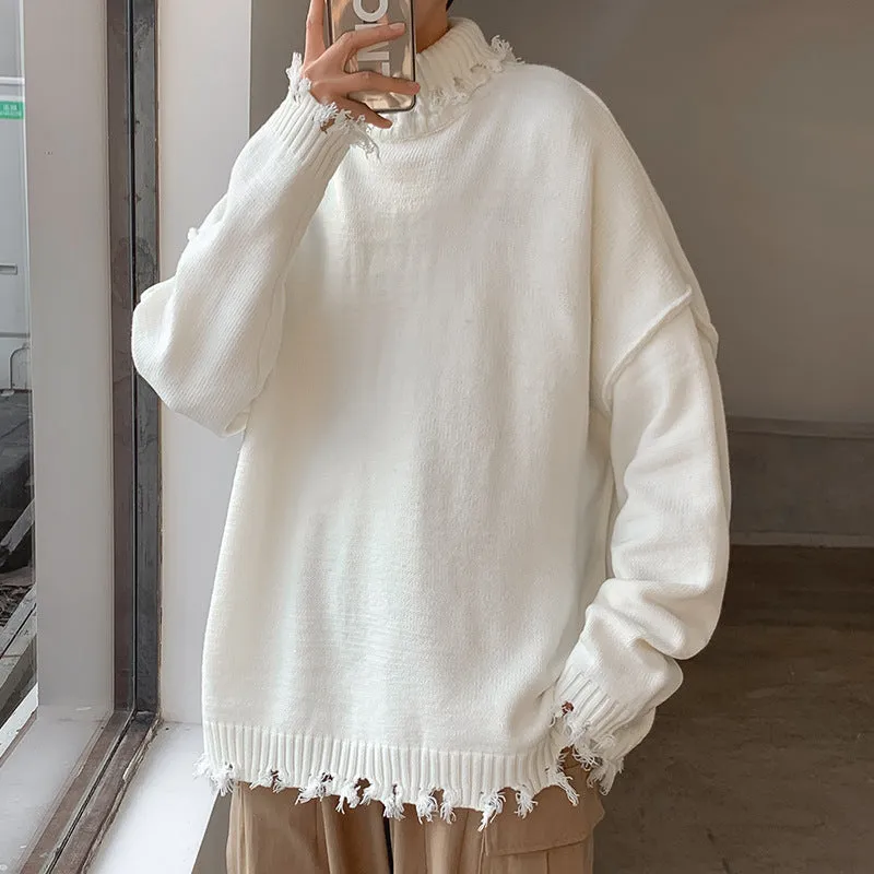 Trend Personality Pullover Loose Bottoming Shirt