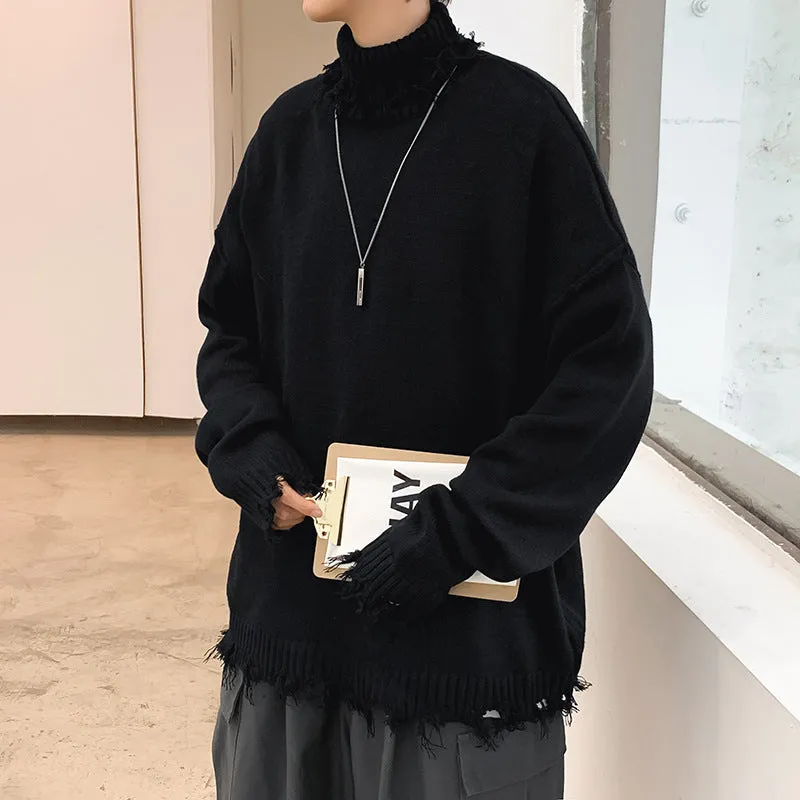 Trend Personality Pullover Loose Bottoming Shirt