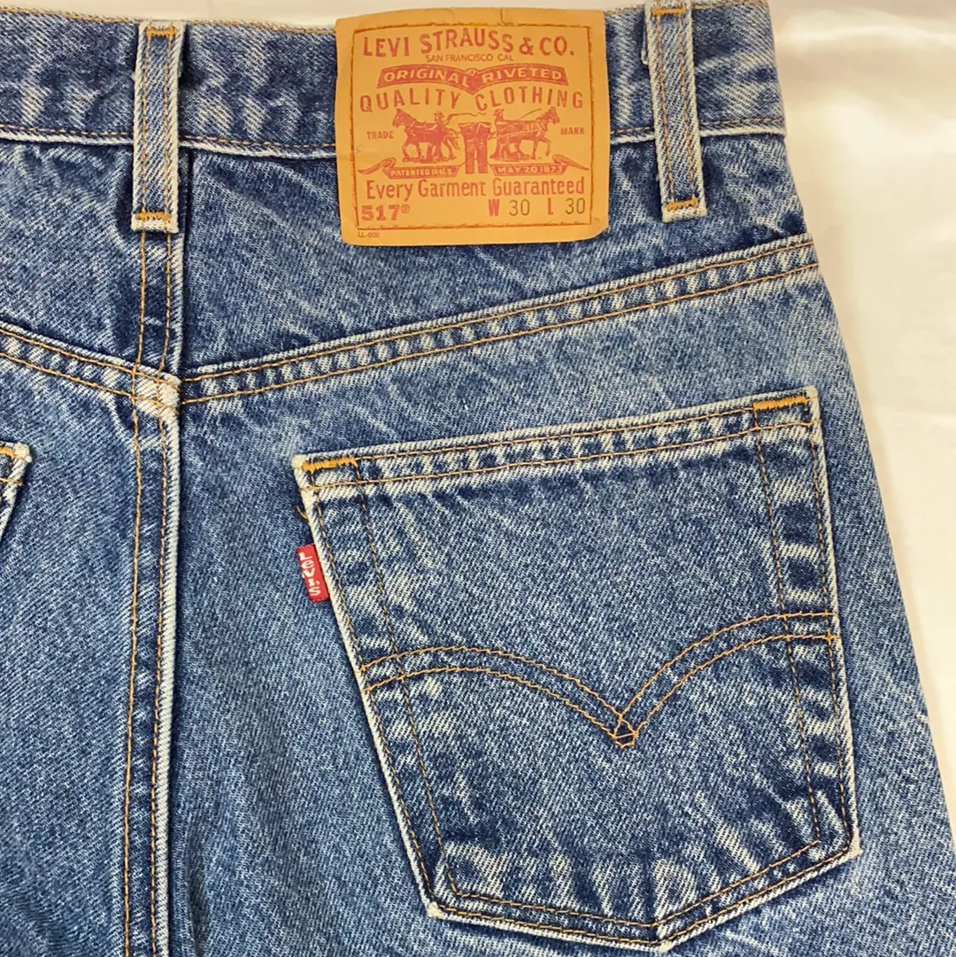 Vintage 1980s 517 Levi’s Denim Jeans - 30in