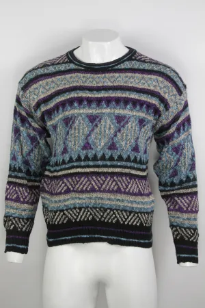 Vintage 80/90s Patterned Sweater - M