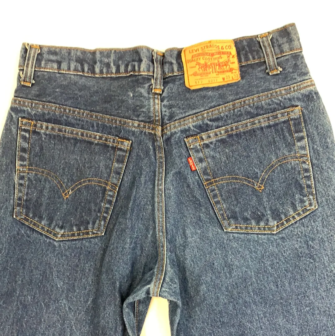 Vintage Levi’s Denim 517 Jeans - 33in