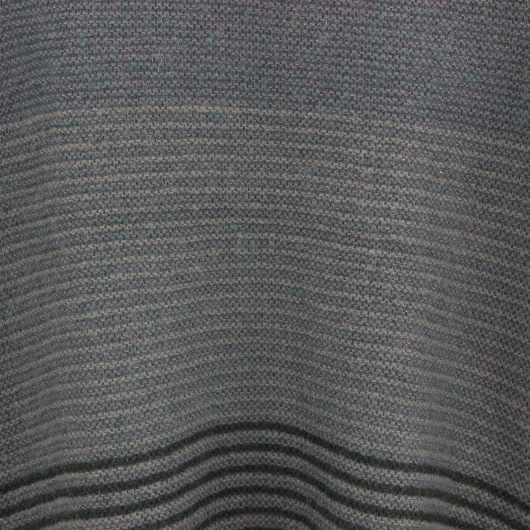 Wool Blend Knit Jumper with Fine Stripe Design - Blue