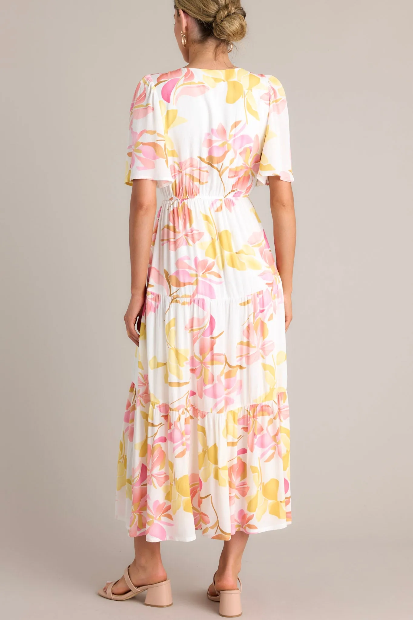 Z-Supply Kat Golden Hour Sandstone Floral Maxi Dress