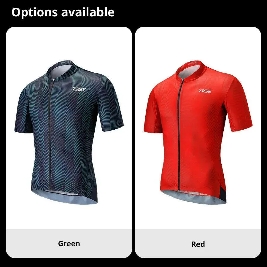 ZRSE Men Cycling Jersey MTB Bicycle Clothing Bike Shirt Racing Maillot Jumper Short Sleeve Male Summer